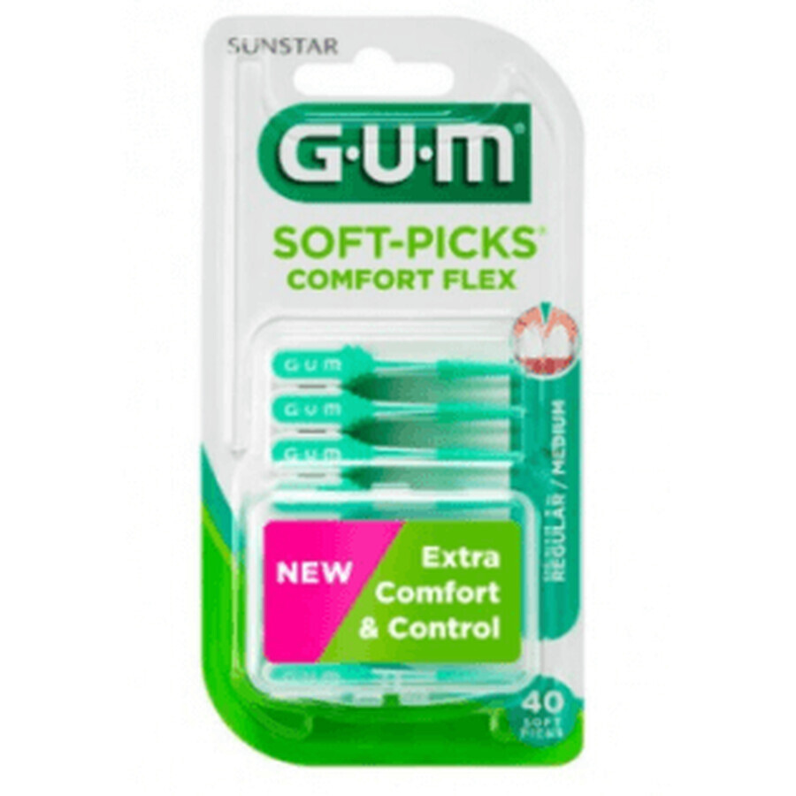 Buy Gum Soft Picks Comfort Flex MEDIUM 40u Gum Soft Picks Comfort Flex MEDIUM 40u