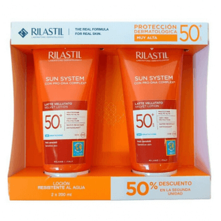 Shop Rilastil Sun System DUPLO Milch Velluto 2x200ml Rilastil Sun System DUPLO Milch Velluto 2x200ml