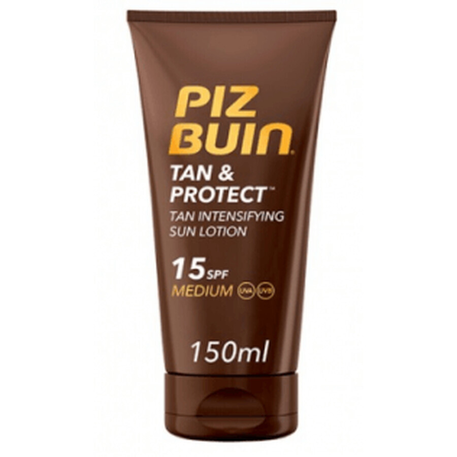 Piz Buin Tan & Protect Loțiune solară SPF15, 150ml