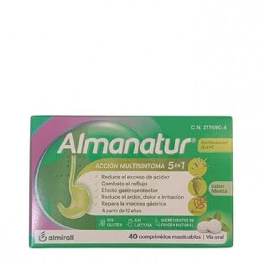 Almanatur 40 Kautabletten Minzgeschmack