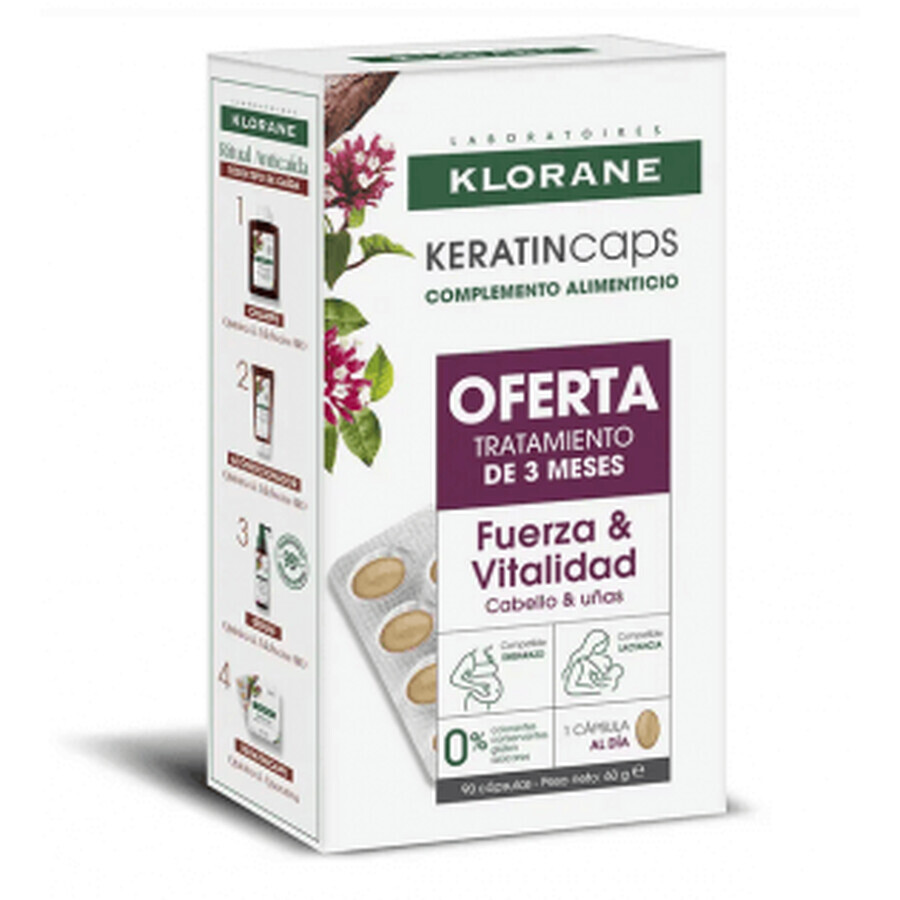 Winkel op Klorane TRIPLO KeratineCaps 3x30 caps Klorane TRIPLO KeratineCaps 3x30 caps