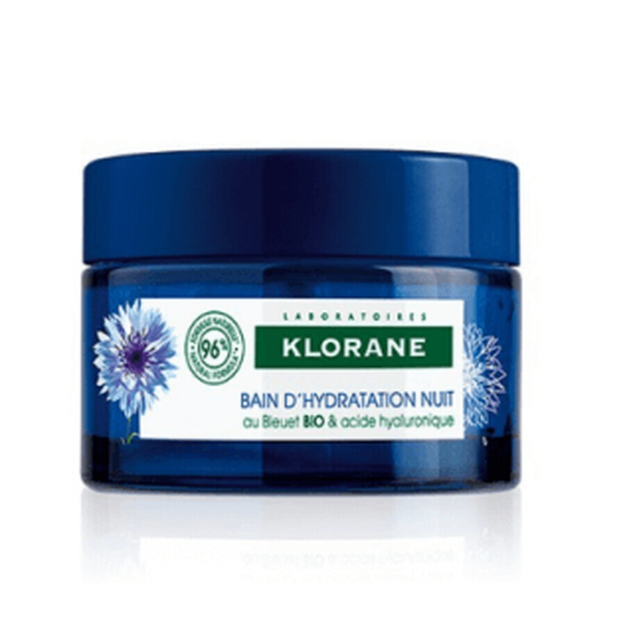 Klorane Baie de noapte hidratantă cu apă de albăstrele 50ml