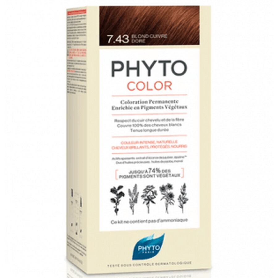 Phyto Color 7.43 Golden Copper Blonde