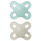 MAM Original Start Silicone Pacifier 0-2M Green/Grey 2u