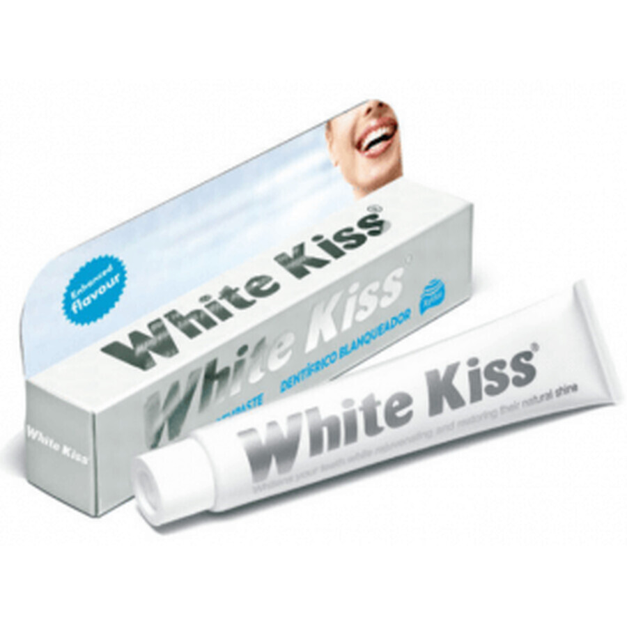 Dentifricio sbiancante White Kiss, 50 ml