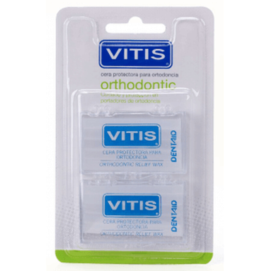 Vitis Orthodontic DUPLO Cire orthodontique protectrice, 2x5 bâtonnets
