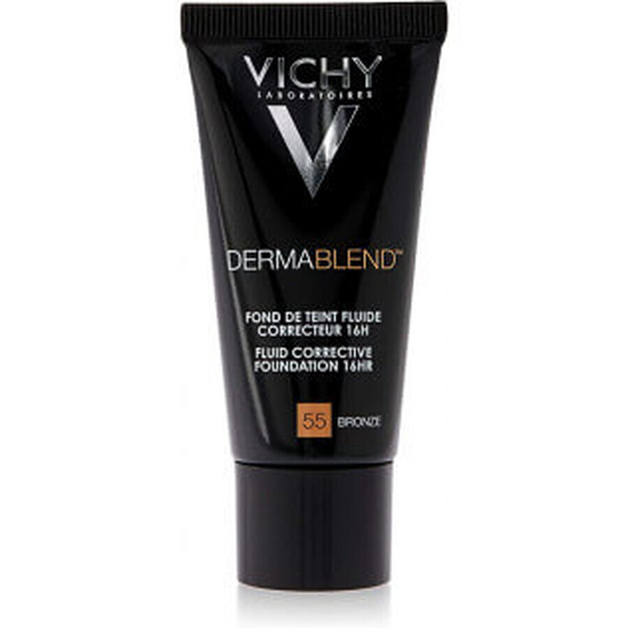 Vichy Dermablend [3D CORRECTION] Fond de teint 16H Teinte 55 BRONZE, 30ml