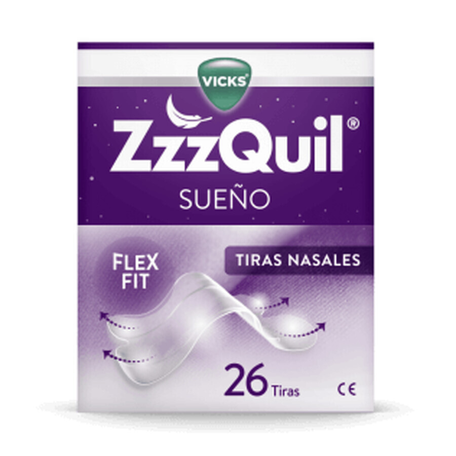 Vicks Zzzquil Sleep 26 Bandelettes nasales