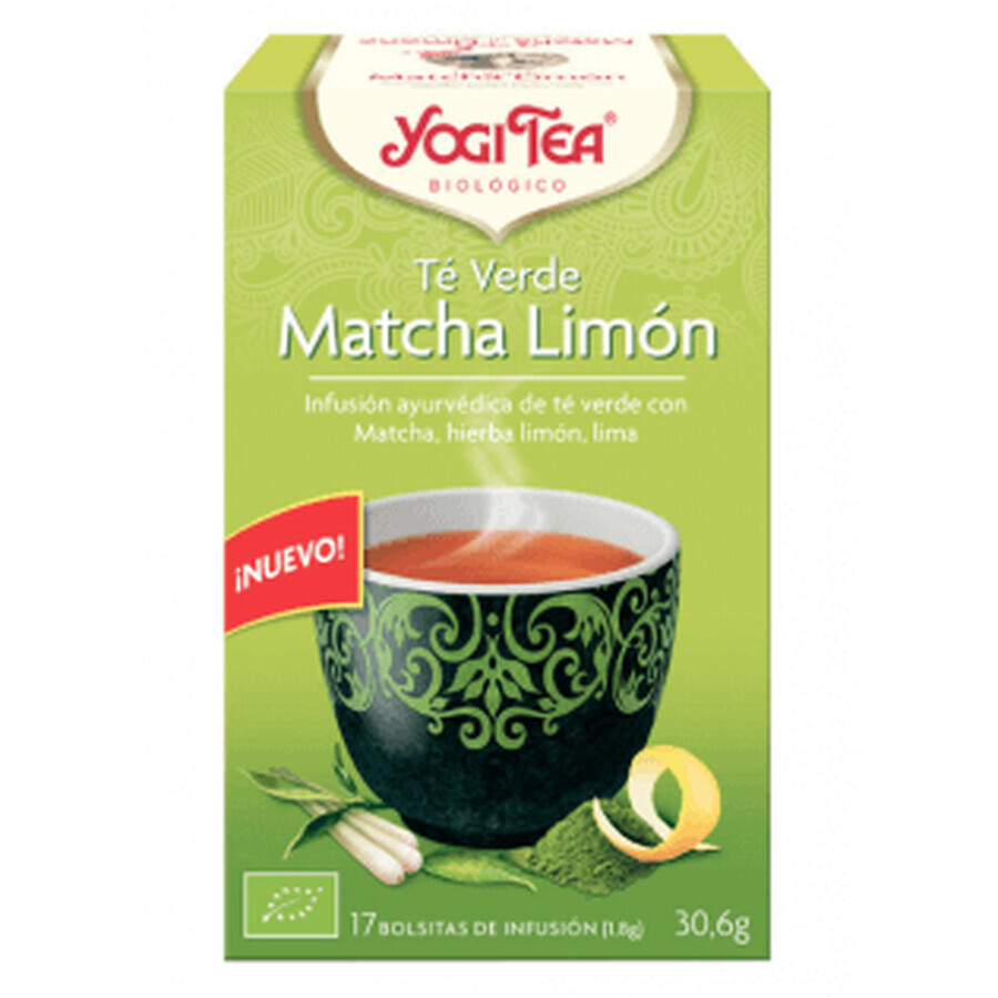 Comprar Yogi Tea Té Verde Matcha Limon 17 Bolsitas Yogi Tea Té Verde Matcha Limon 17 Bolsitas