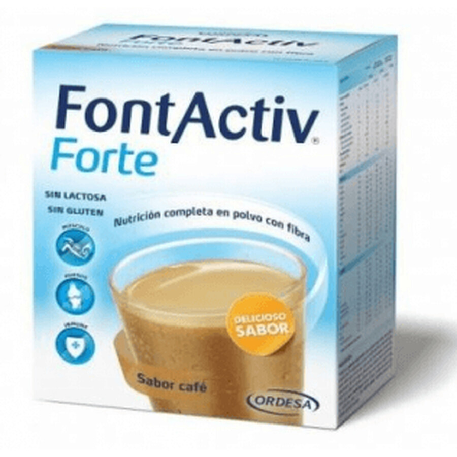 Ordesa FontActiv Forte Koffiesmaak Voedingssupplement 14 x 30g