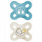 MAM Original Start Silicone Pacifier 0-2M Blue/Grey 2u