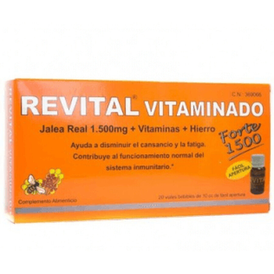 Revital Vitaminado Jalea Real Forte 20 Viales