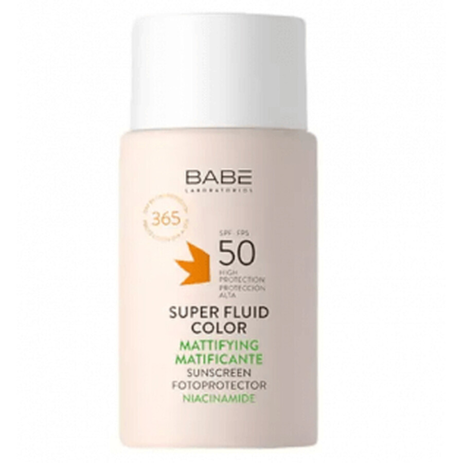 Boutique Babe Super Fluide Couleur Fluide Matifiant SPF50 50ml Babe Super Fluide Couleur Fluide Matifiant SPF50 50ml