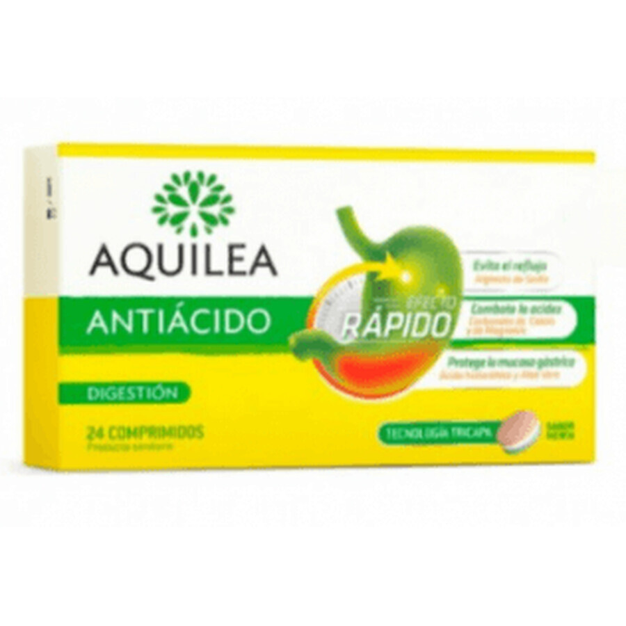 Aquilea Antiácido Sabor Menta 24 comprimidos