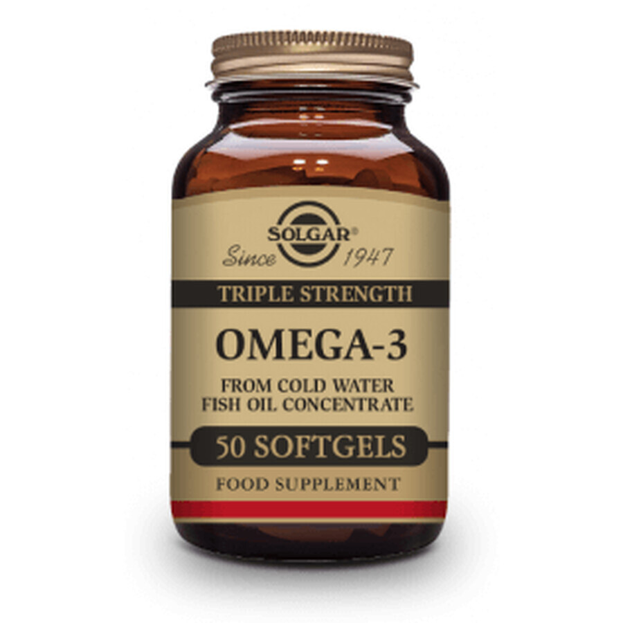 Comprar Solgar Omega3 Triple Concentración 50cáps Solgar Omega3 Triple Concentración 50cáps