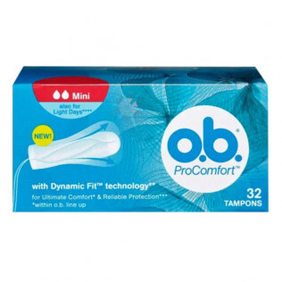 Winkel op OB Procomfort tampons O.B 32 Mini tampons OB Procomfort tampons O.B 32 Mini tampons