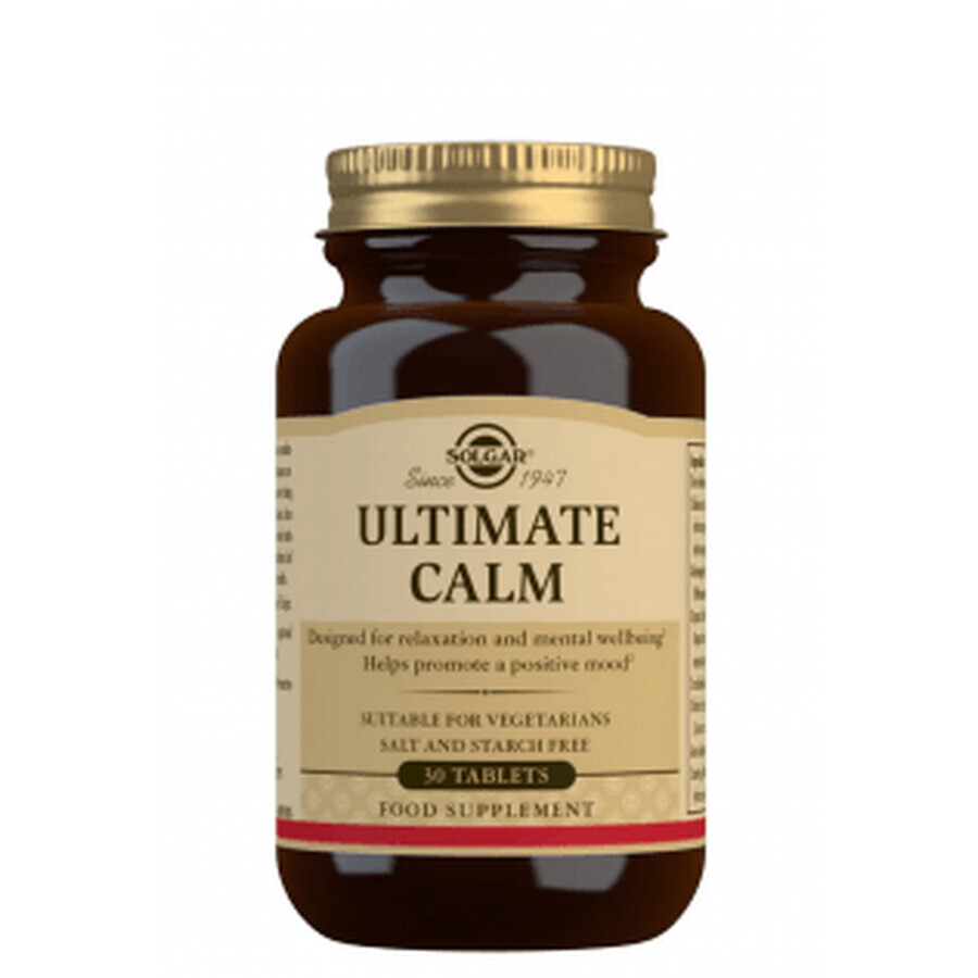 Shop Solgar Ultimate Calm 30 Tabletten Solgar Ultimate Calm 30 Tabletten