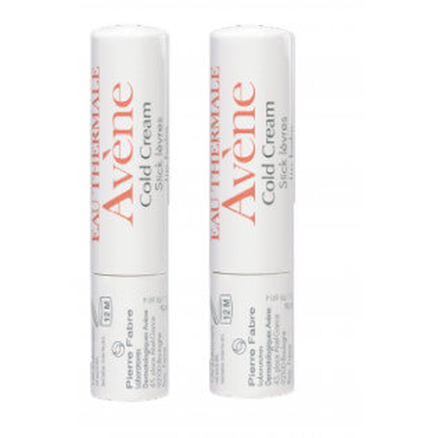 Buy Avene DUPLO Cold Cream Lipstick 2x4g Avene DUPLO Cold Cream Lipstick 2x4g