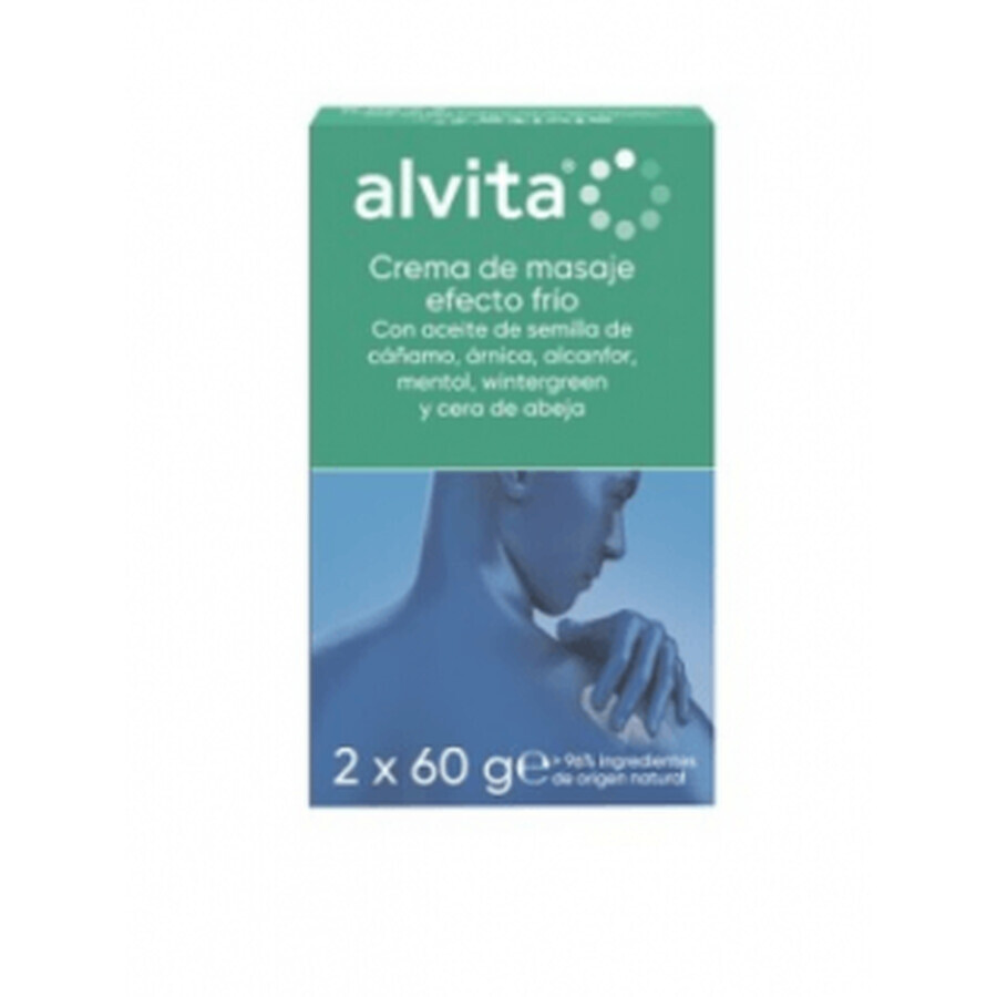 Alvita DUPLO Cremă de masaj la rece 60g