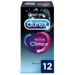 Durex Mutual Climax Condooms, 12 stuks.