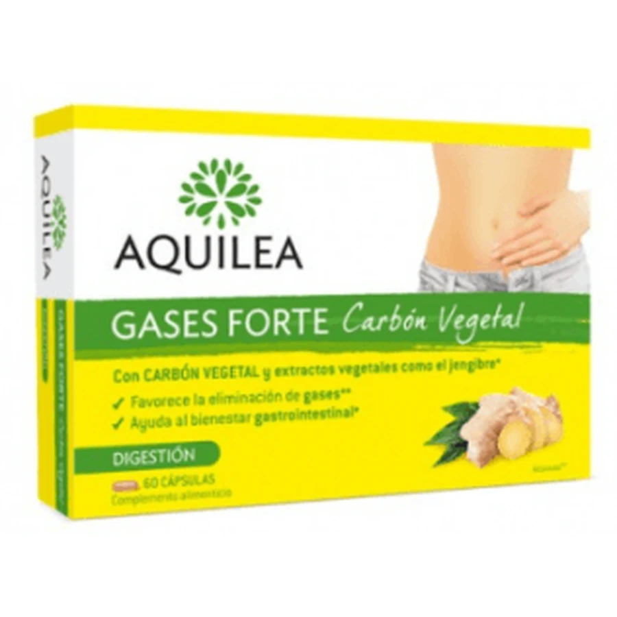 Aquilea Gases Forte Carbón Vegetal 60 capsulas