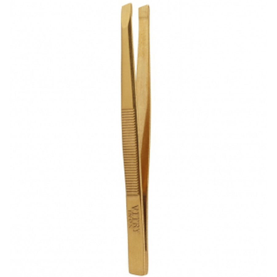 Vitry schuine punt pincet goud