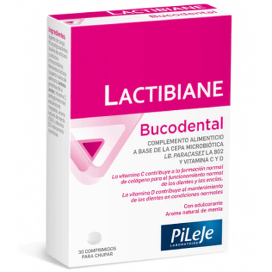 Pileje Lactibiane Bucodental 30 sucking tablets
