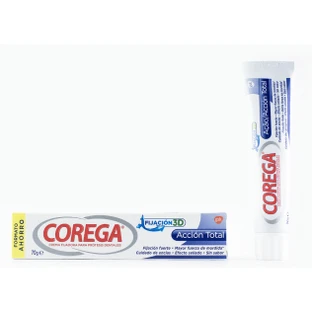 Corega Total Action Protective Adhesive Holding Cream, 70 g