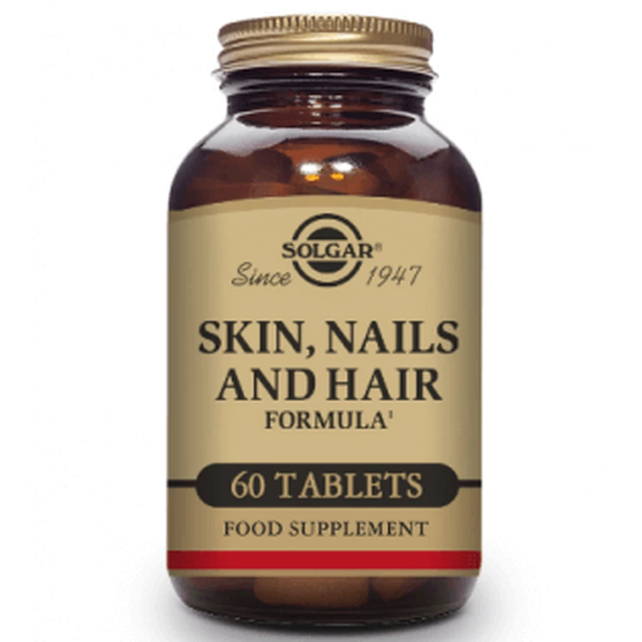 Solgar Formula Hair, Skin and Nails, 60 tablets