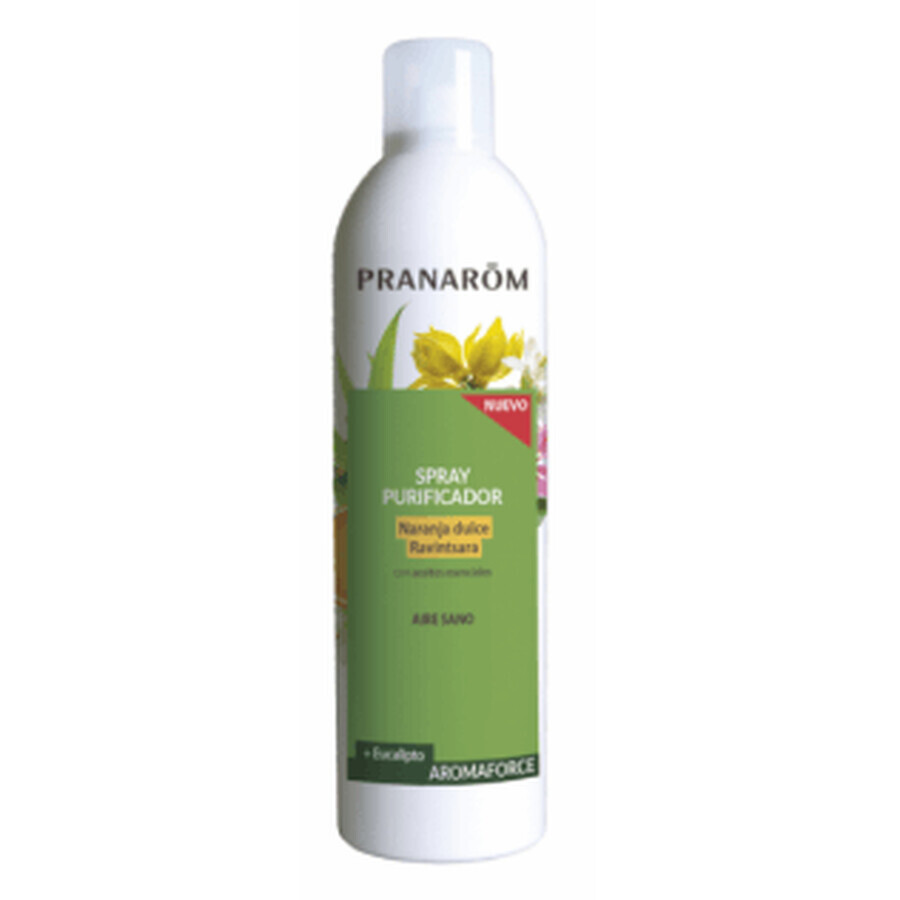 Pranarom Aromaforce Spray Purificador de Aire Naranja Dulce Ravintsara+ Eucalipto, 150ml