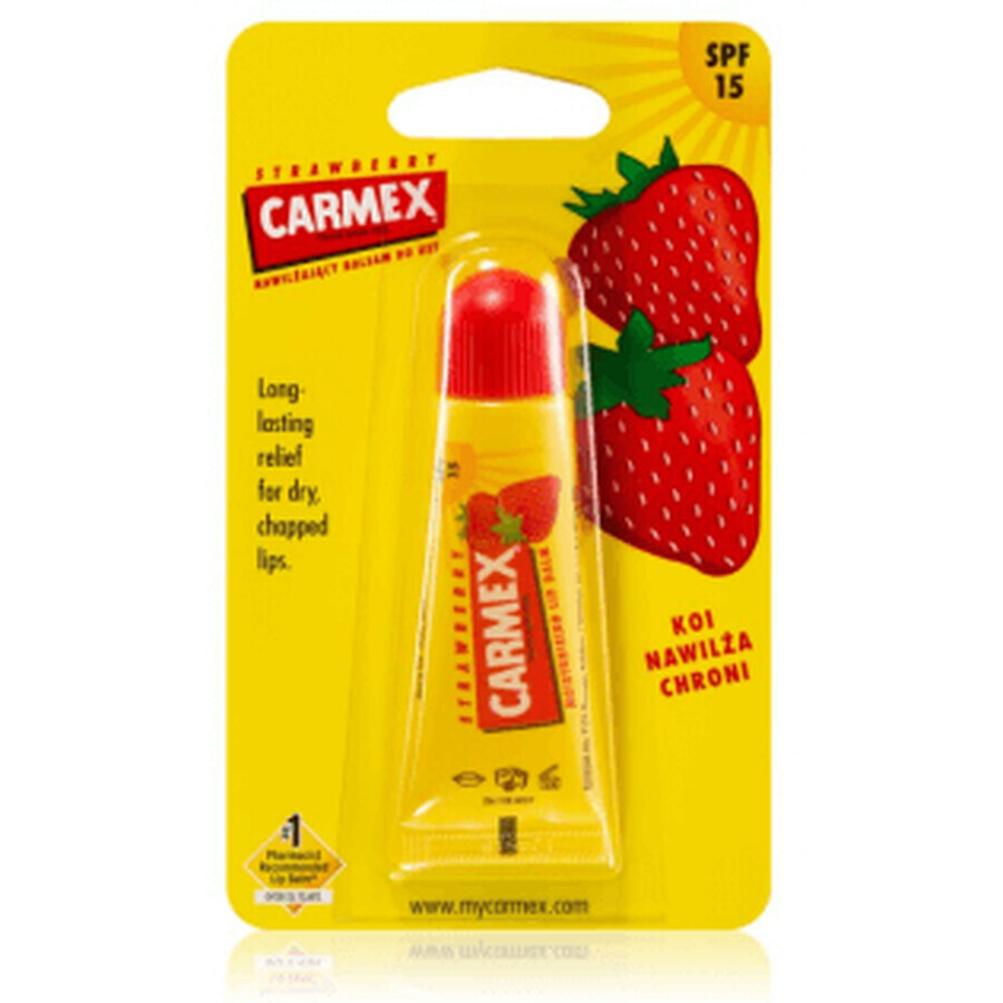 Tube de baume à lèvres Carmex Fraise SPF 15