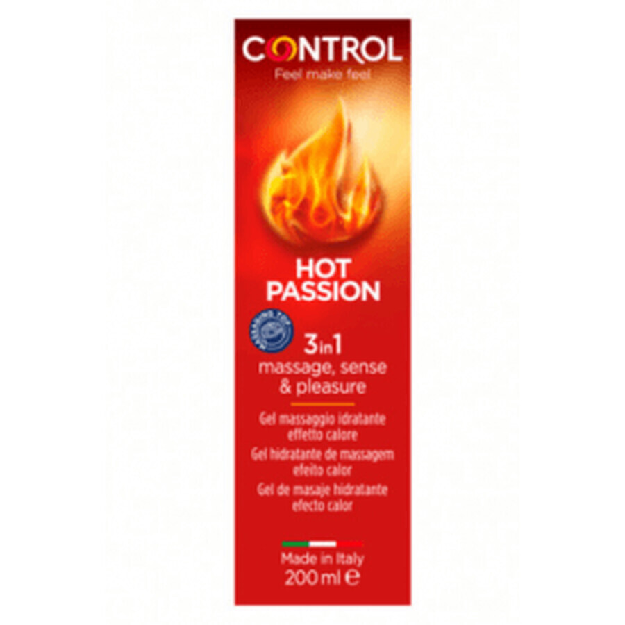 Control Hot Passion Massage Gel 200ml