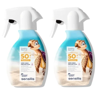 Sensilis DUPLO Peau Sensible Pédiatrie 50+ Spray 2x200ml