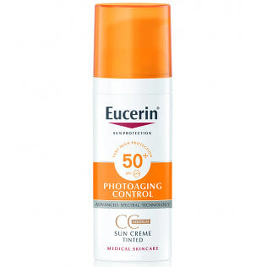 Eucerin Solar Photoaging Control CC Cream Tono Medio SPF50+, 50ml