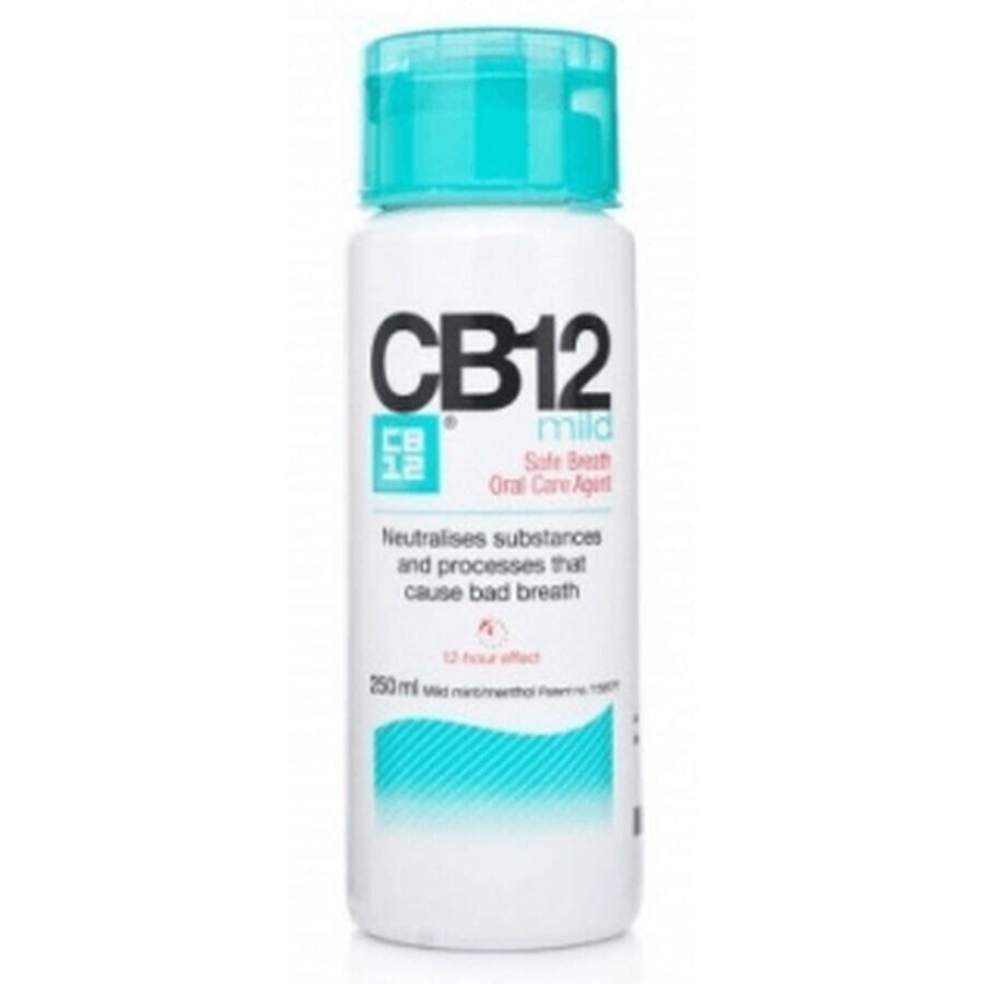 CB12 Mild Mint Flavored Halitosis Mouthwash 250ml