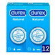 Durex DUPLO Natural Condoms 2x12 units