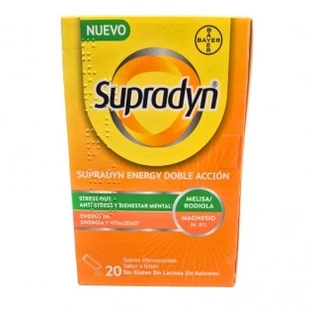 Supradyn Energy Double Action 20 Sachets Effervescents