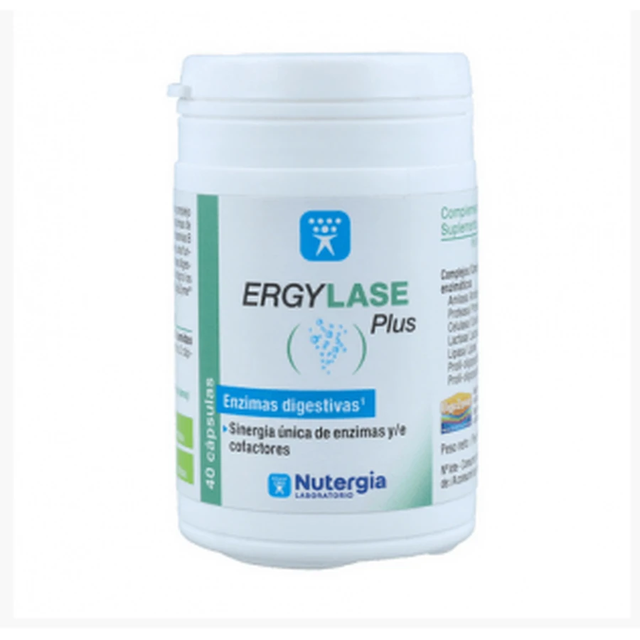 Nutergia Ergylase Plus Digestive Enzymes 40 capsules