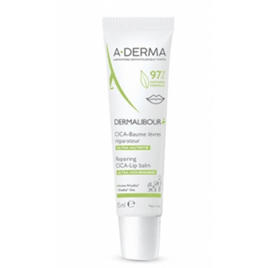 Aderma Dermalibour+ Cica-Repairing Lip Balm 15ml