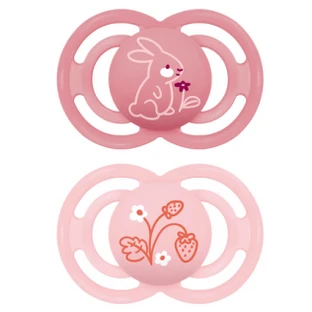 MAM Pacifier Perfect Silicone +16M Pink 2u