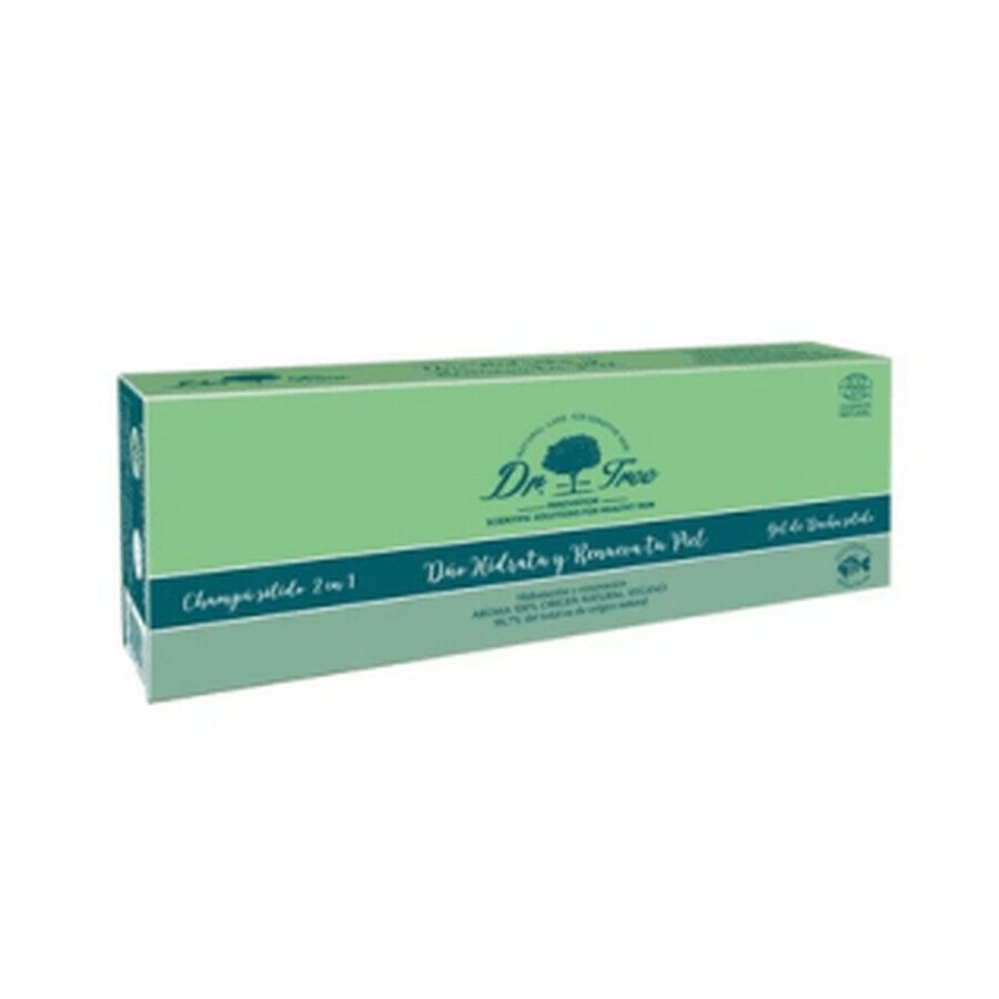 Cumpără Dr. Tree Duo Hidratarea și reînnoirea pielii Kit solid 75g Șampon solid + 120g Gel Dr. Tree Duo Hidratarea și reînnoirea pielii Kit solid 75g Șampon solid + 120g Gel