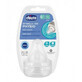 Chicco Physio Sauger 6m+ 2 St. Silikon Papilla Flow 6m+ 2 St.