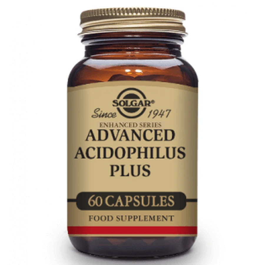 Solgar Advanced Acidophilus Plus, 60 capsules