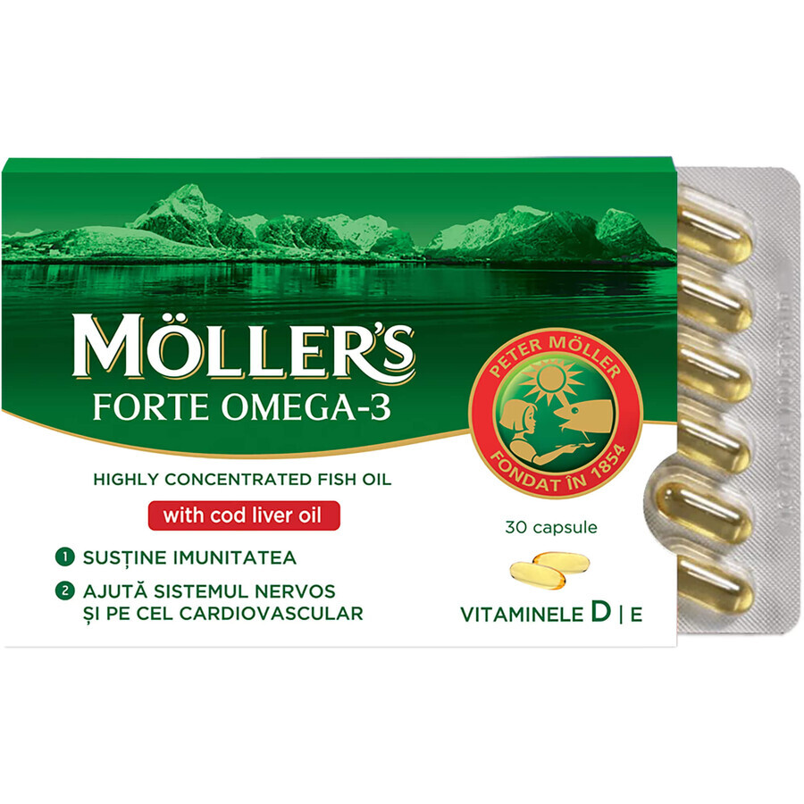 Omega-3 Forte, 30 capsule, Möller's 