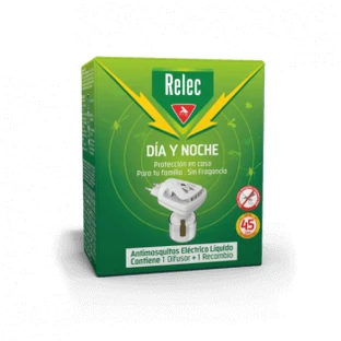 Relec Day and Night Electric Mosquito Repellent Liquid 1 Diffuser + Refill