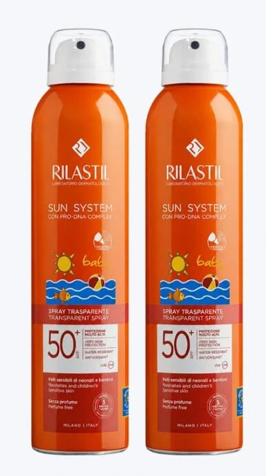 Rilastil Sun System DUPLO Baby Spray 360 SPF50+, 2x200ml
