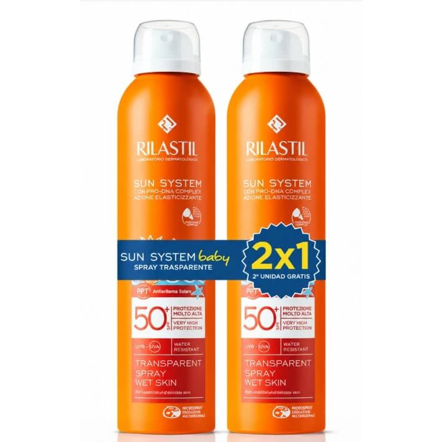 Rilastil Sun System DUPLO Baby Spray 360 SPF50+, 2x200ml