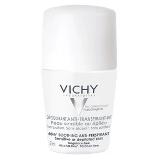Vichy Anti-Transpirant Deodorant 48h Sensitive oder enthaarte Haut Roll-on 50 ml