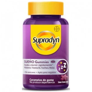 Supradyn Slaap Gummies 60 gummies met bosbessensmaak