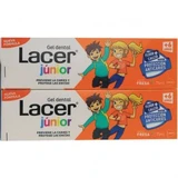 Lacer Duplo Junior Strawberry Dental Gel 2x75ml